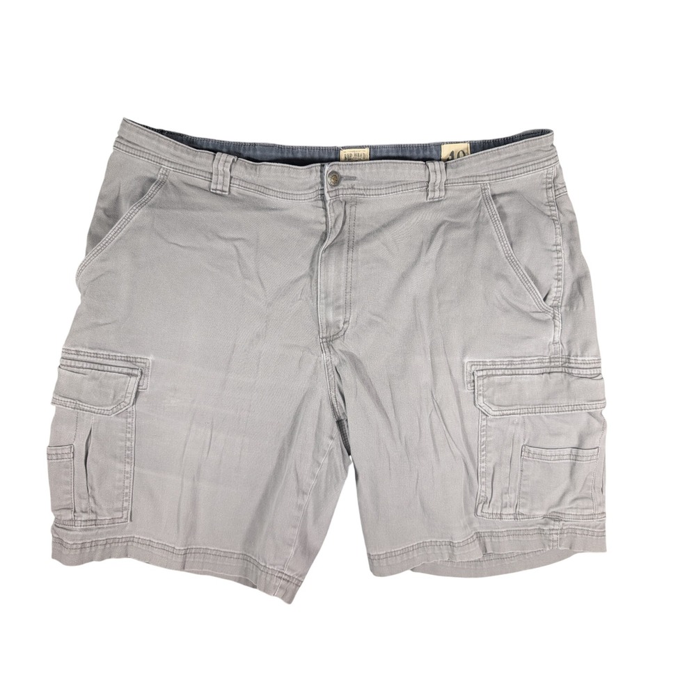 Redhead Cargo Shorts Men Size 40 Gray Cotton Stretch Outdoor Utility Relaxed‎